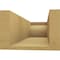 Ekena Millwork 6in. W x 4in. H x 16in. L Yorktown Woodgrain TimberThane Rafter Tail, Primed Tan RFTUR06X04X16YORRCPR - alternate 2